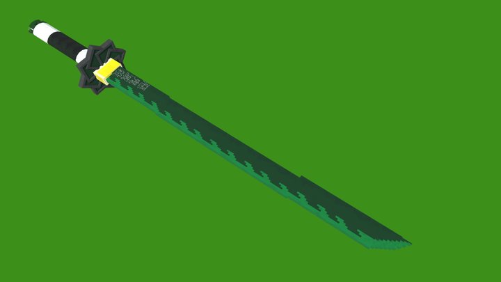 Sanemi Nichirin 3D Model