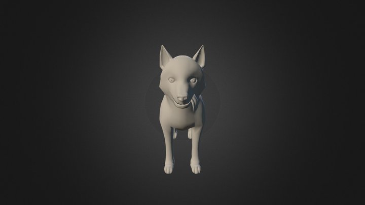 exercise Dog 3D Model
