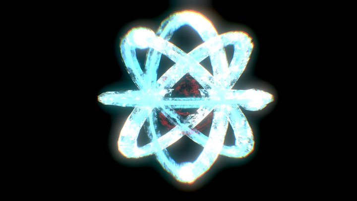 16th - Physics // Atom – Gratis 3D-model STL