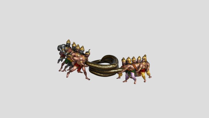 Samudra Manthan 3D Model