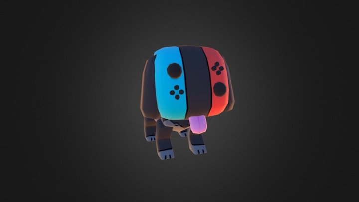 Nintendo Switch Dog - Switchy 3D Model