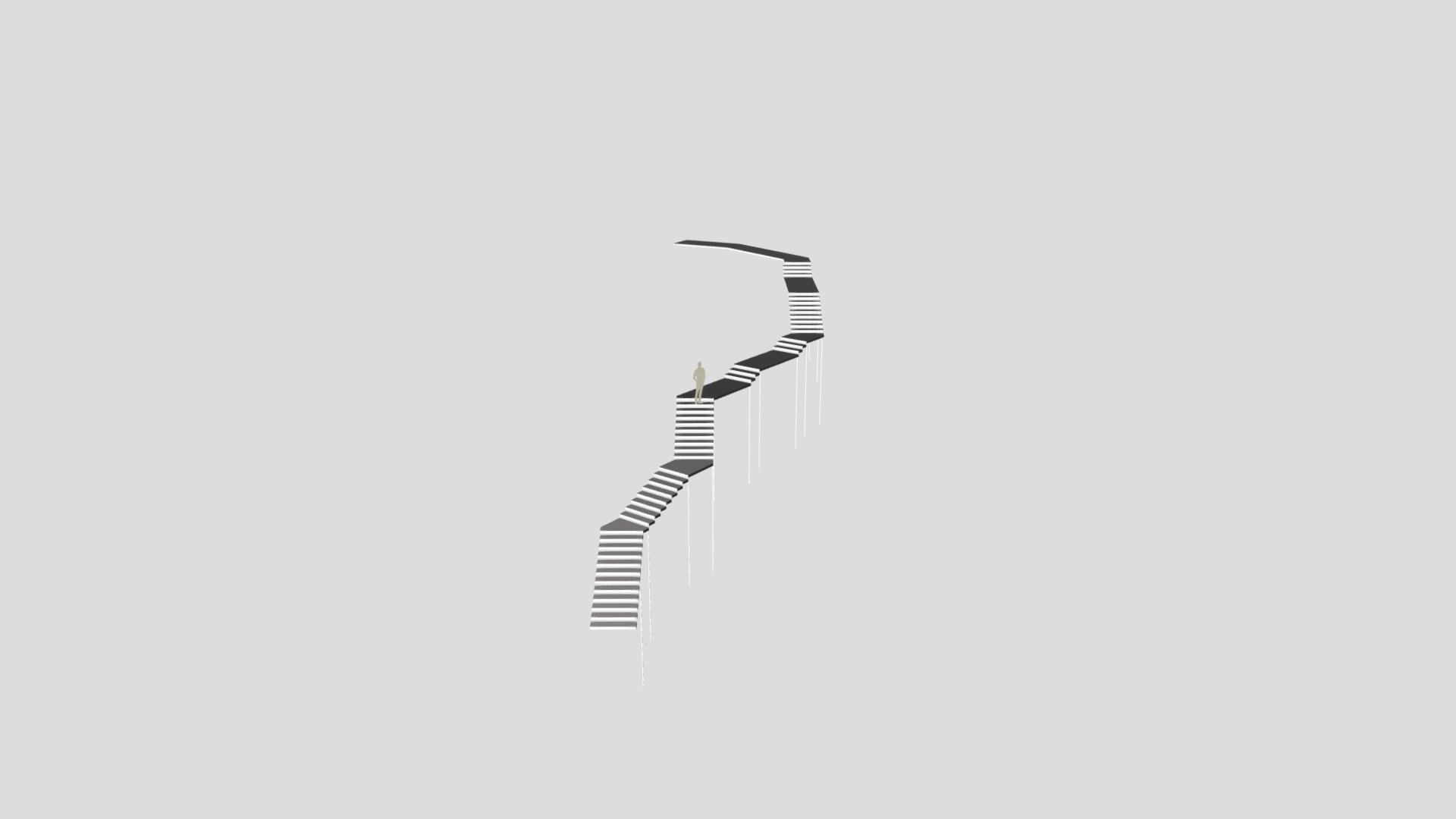 Escalier — Sketchfab embed 3D viewer
