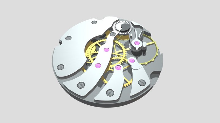 Watch Interior 3D Model