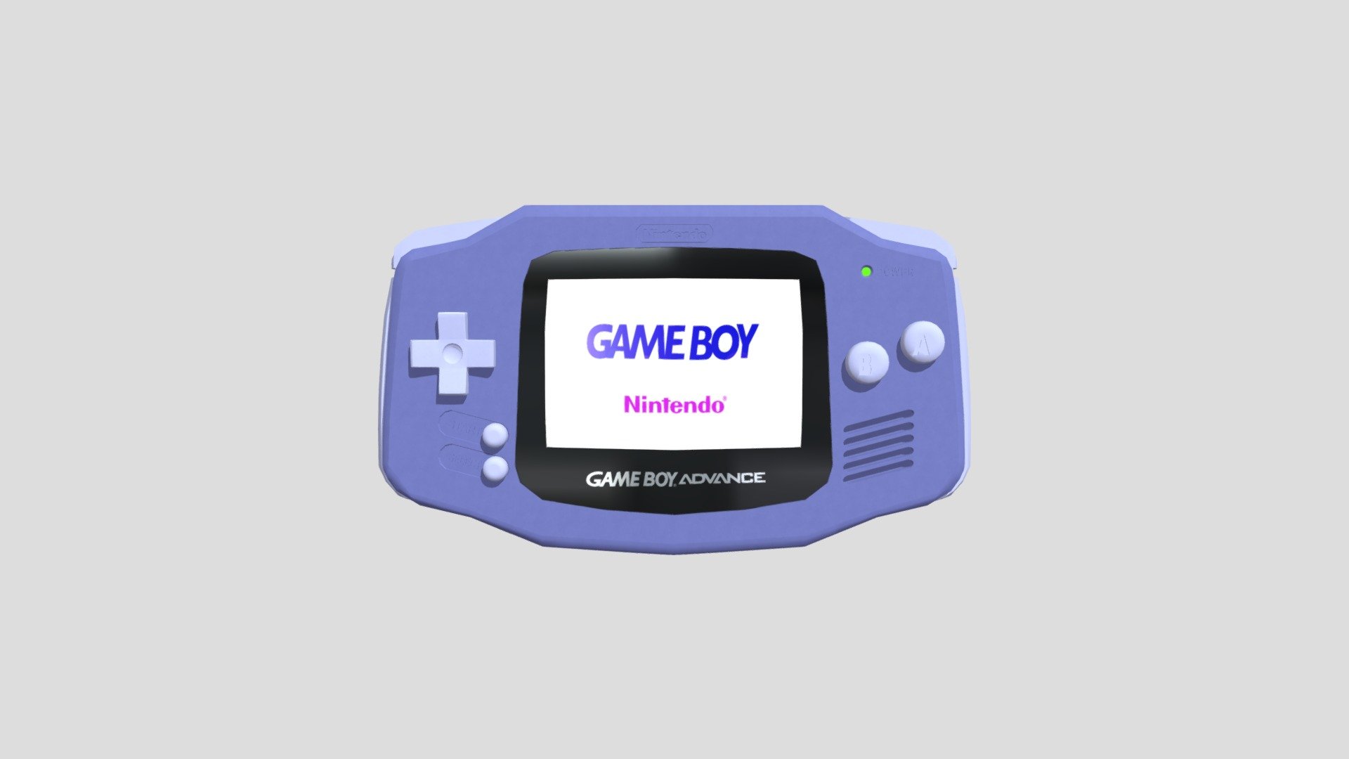 GameBoy Advance - 3D model by Unconid (@unconid) [87e049f]