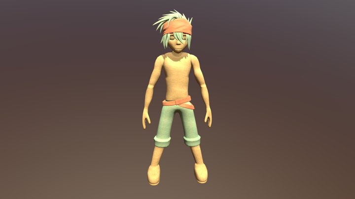 Sand Boy 3D Model