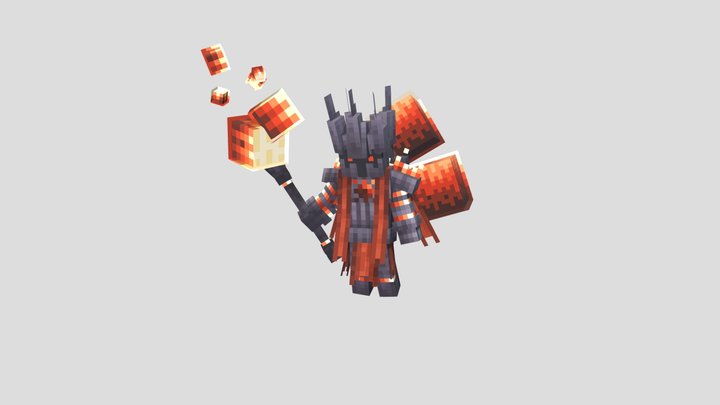 Cursed Mage 3D Model
