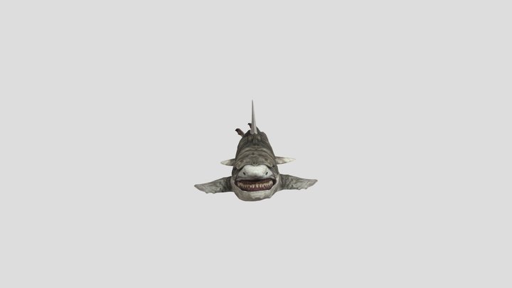 Shark mutant free model – Gratis 3D-model STL
