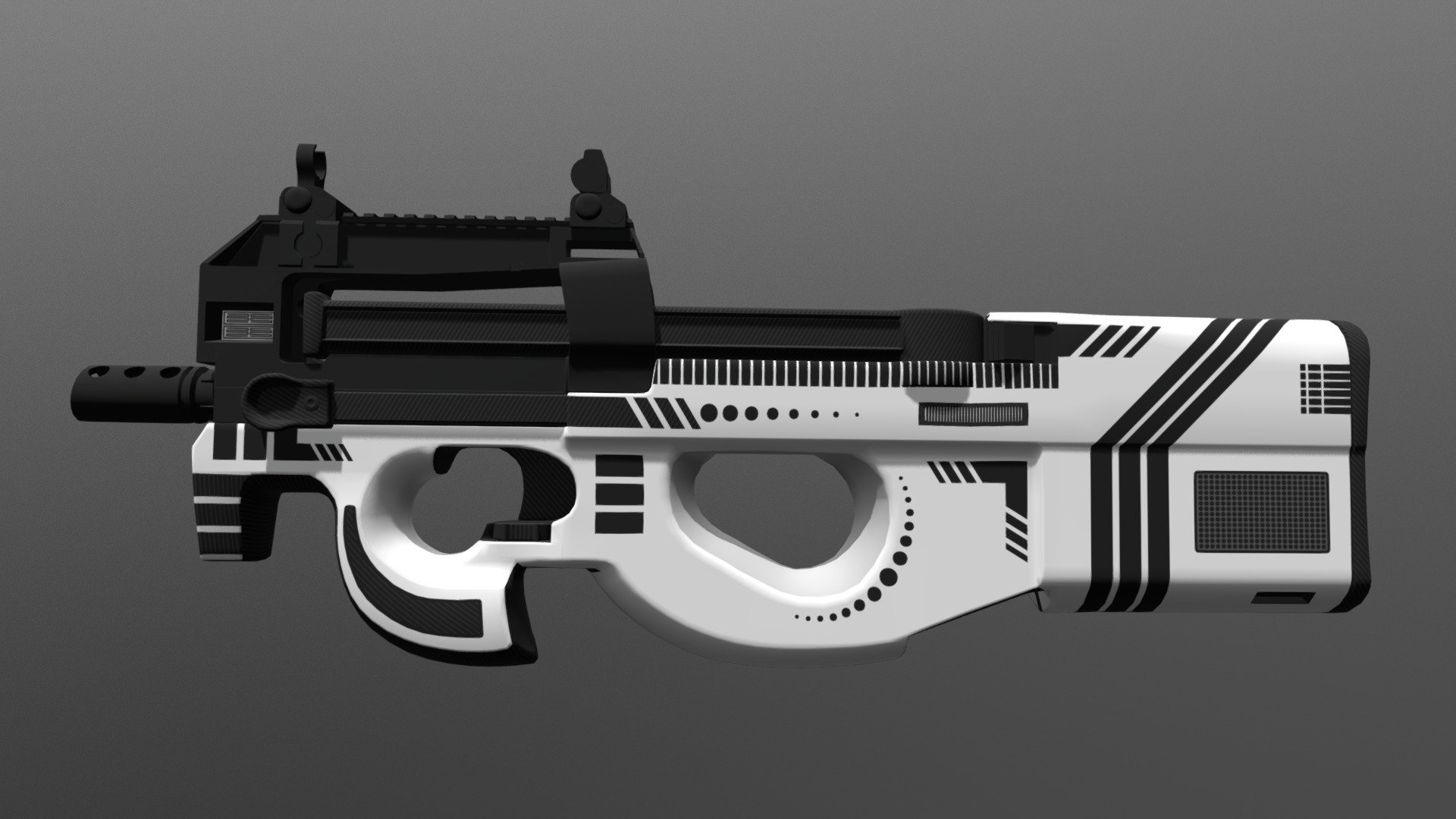 P90 StromTrpr - 3D model by tinnitus [a0b86ce] - Sketchfab