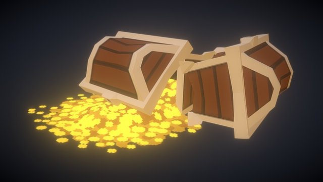 Underwater Treasure 3D Model