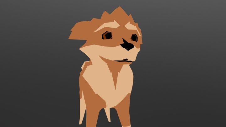 Arya the Terrier 3D Model