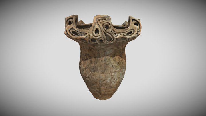 縄文土器　深鉢 3D Model