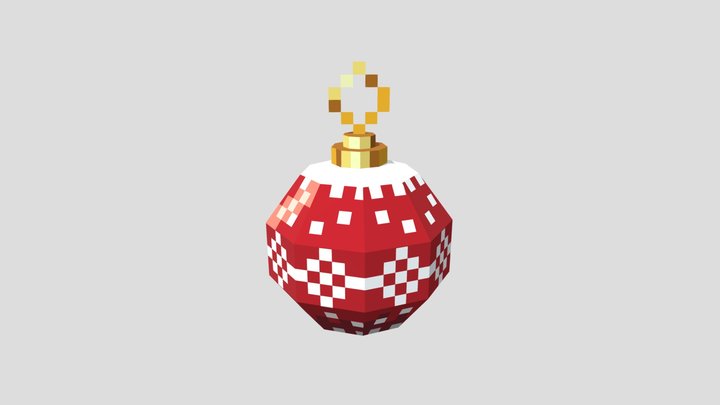 Low-Poly Christmas Decoration