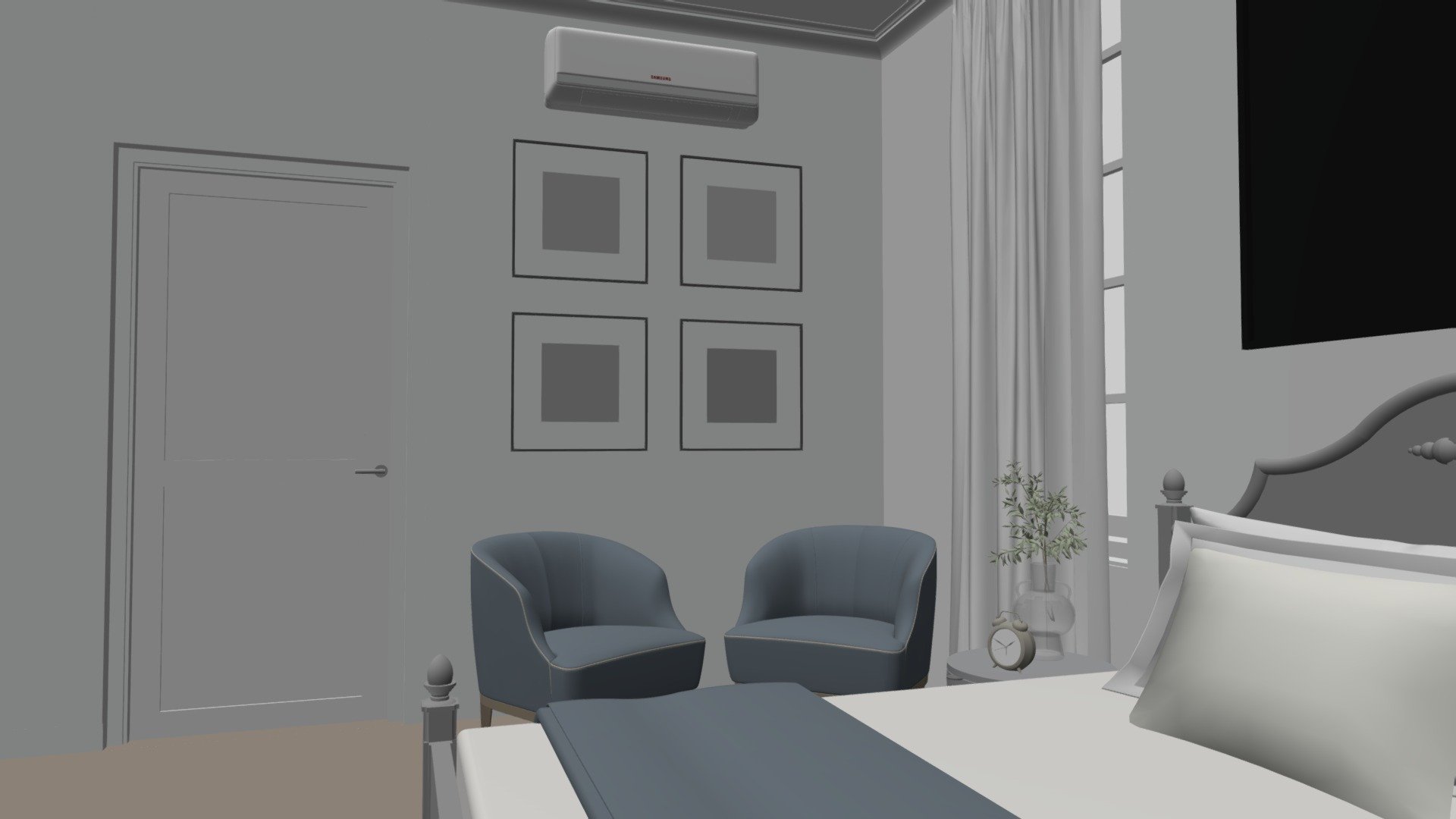 the interiors - 3D model by ahospace (@Srivin0703) [a0bbee5] - Sketchfab