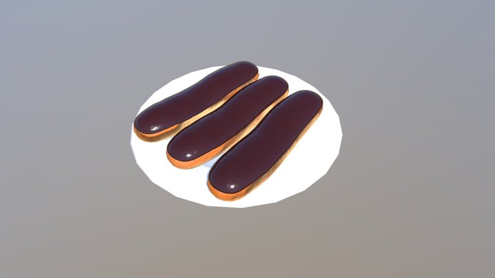 Eclairs 3D Model