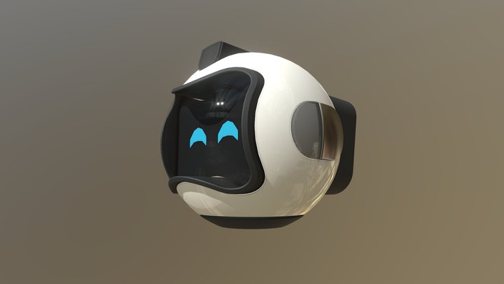 360 Sphere Robot 3D Model