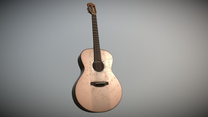 GuitarCleanup_002 3D Model