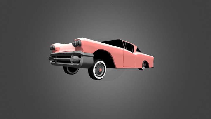 Pink Lowrider 3D Model