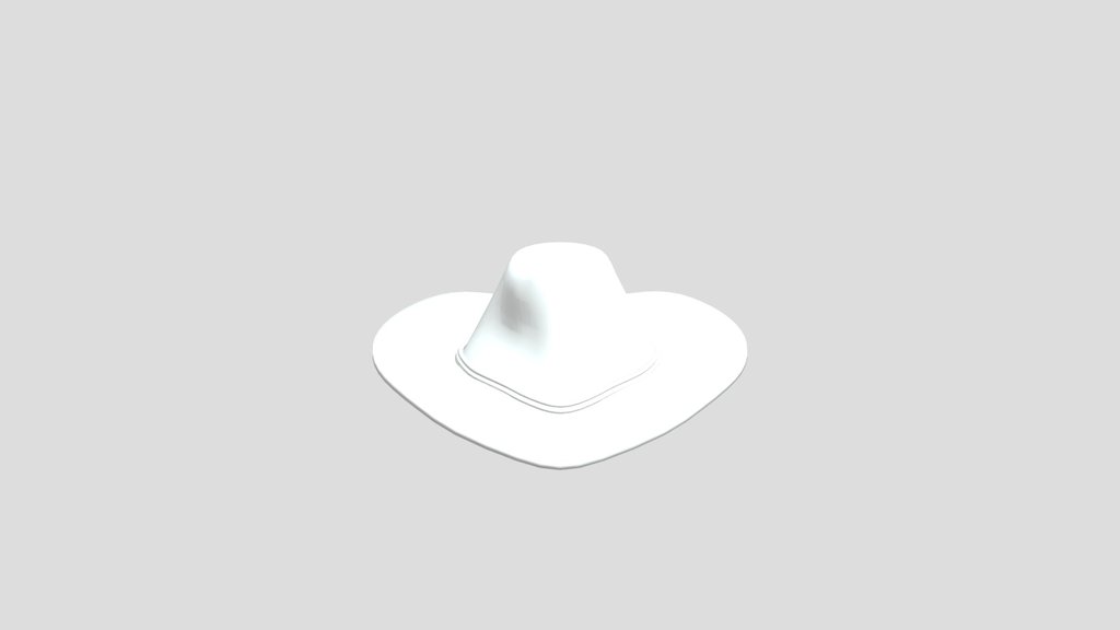 Low Poly Cowboy Hat