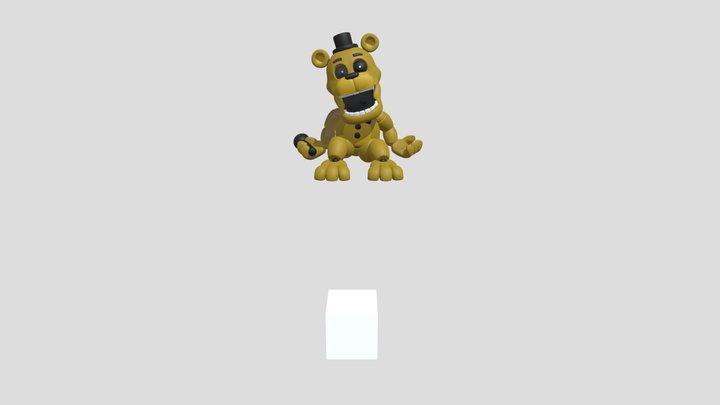 Adventure_ Golden_ Freddy 3D Model