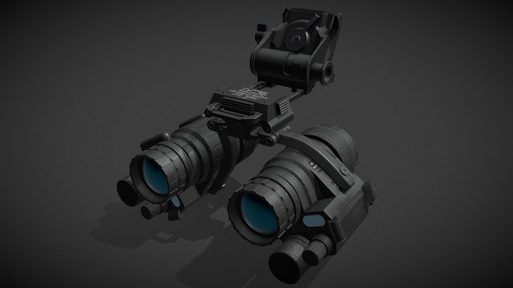 DUAL PVS Nightvision setup 3D Model