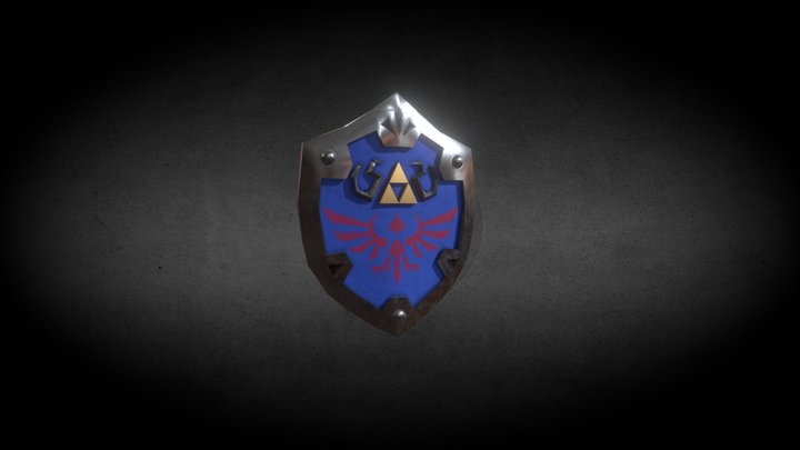 The Legend of Zelda: Skyward Sword Hylian Shield 3D Model