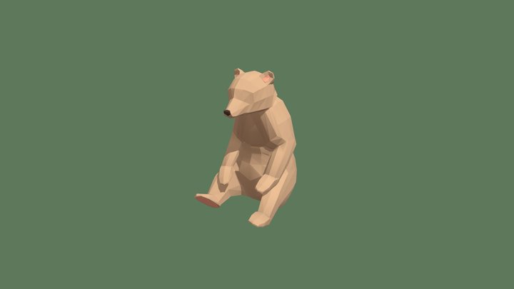 Bear Hungry 3D Model