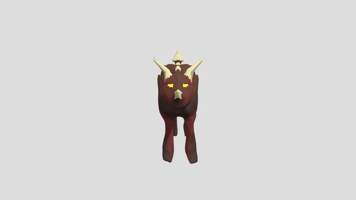 LargeDemonCatModel 3D Model