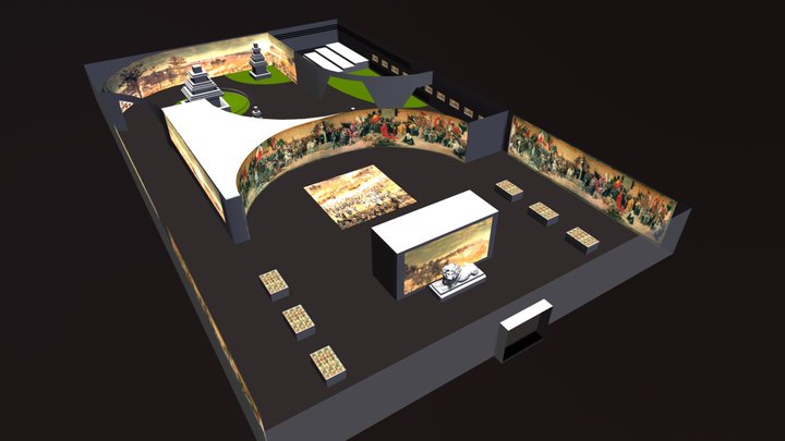 Museum Singosari Concept 3D Model