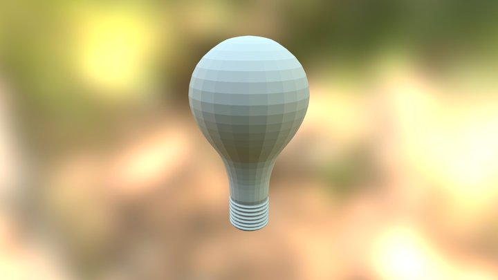 A Light Bulb 3D Model