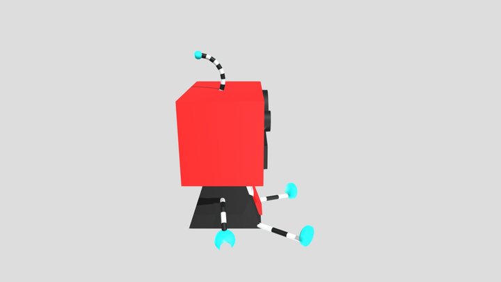 Robot Square 3D Model
