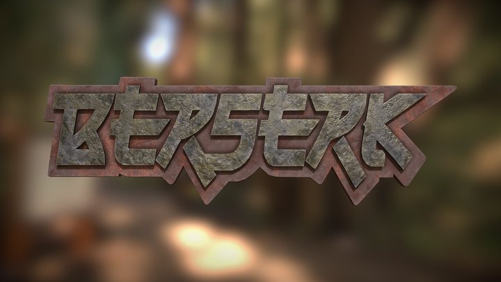 Berserk-logo-3d 3D models - Sketchfab