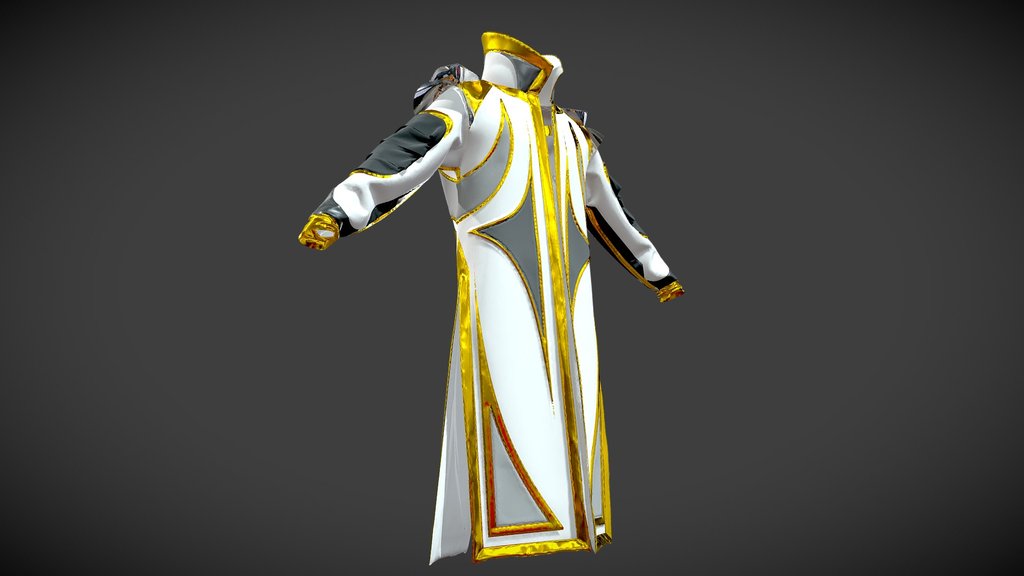 High-Collar Jacket - SciFi, Cyberpunk