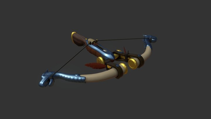 Dragon Trainer Cassie Crossbow 3D Model
