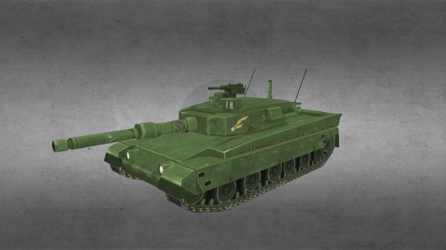 practice:Tank 3D Model