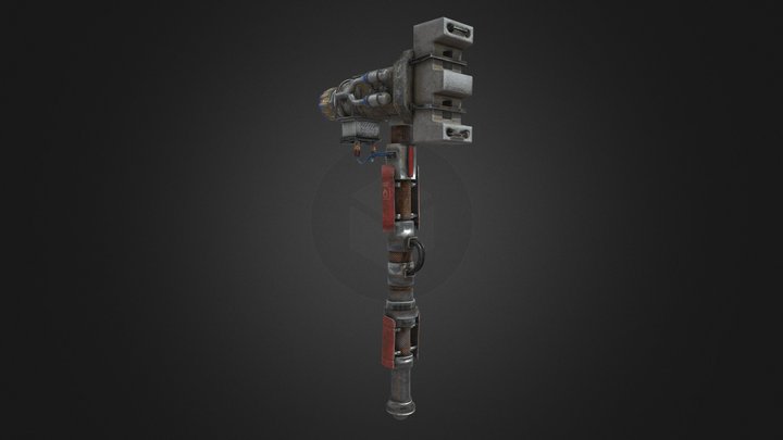 Rocket Sledgehammer | GAP DAE 3D Model