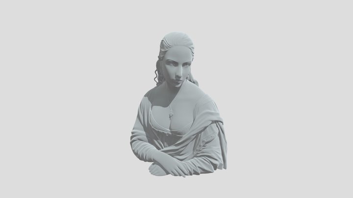 Mona Lisa Reimagined 3D Model