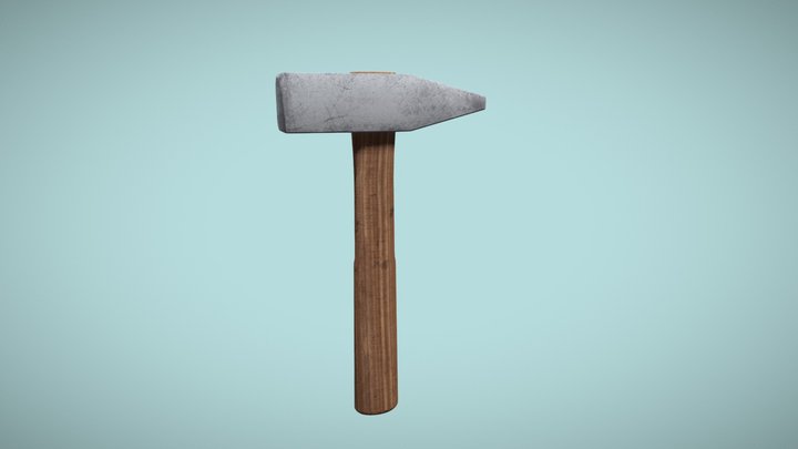 Blacksmith's Hammer 3D Model