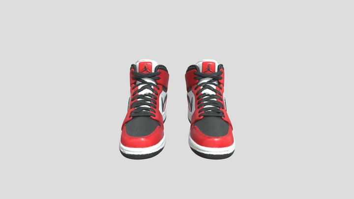 Air Jordan 1 Chicago 3D Model