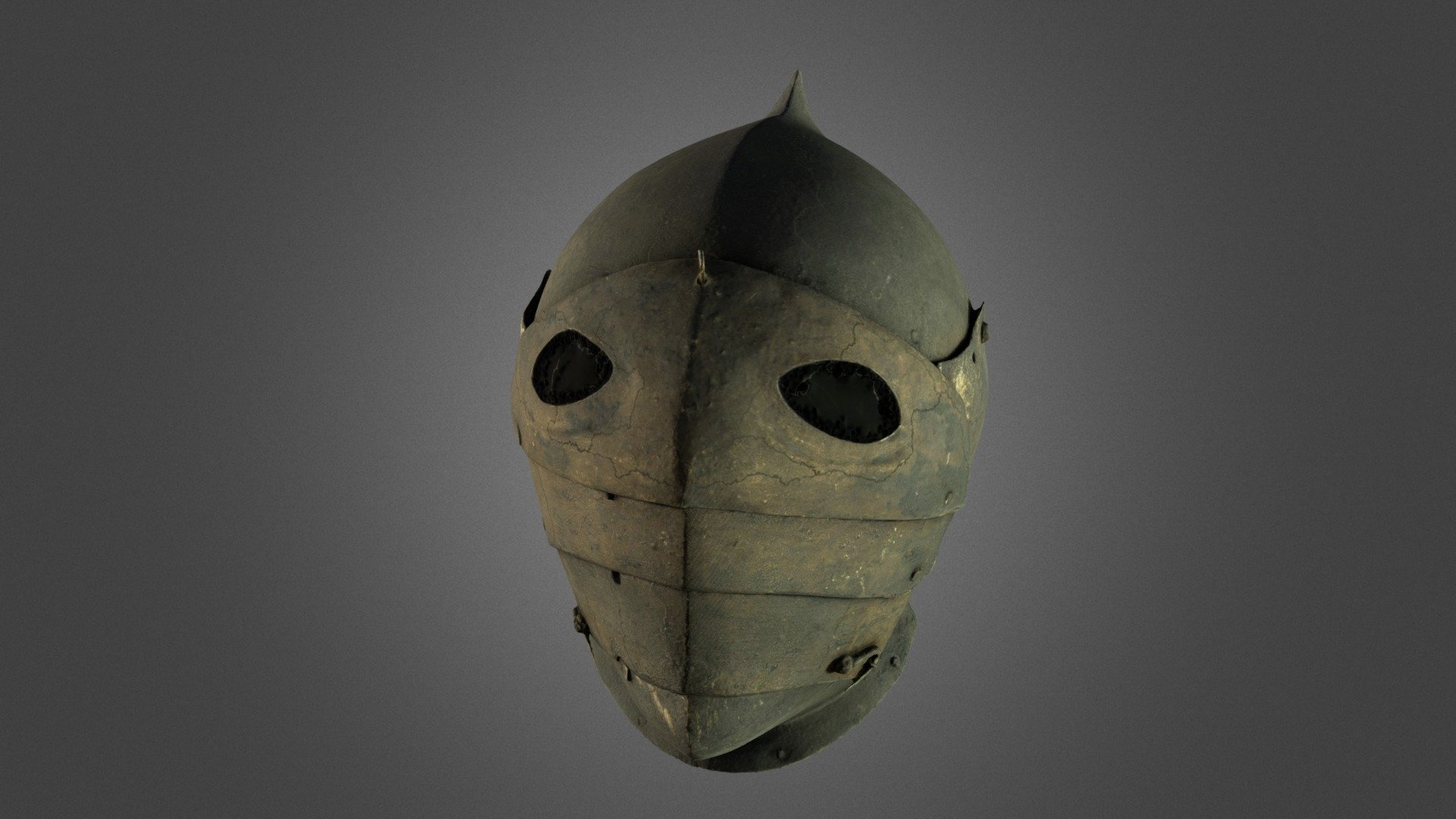 Armor helmet / jazdecka prilba - 3D model by Digitization centre of ...
