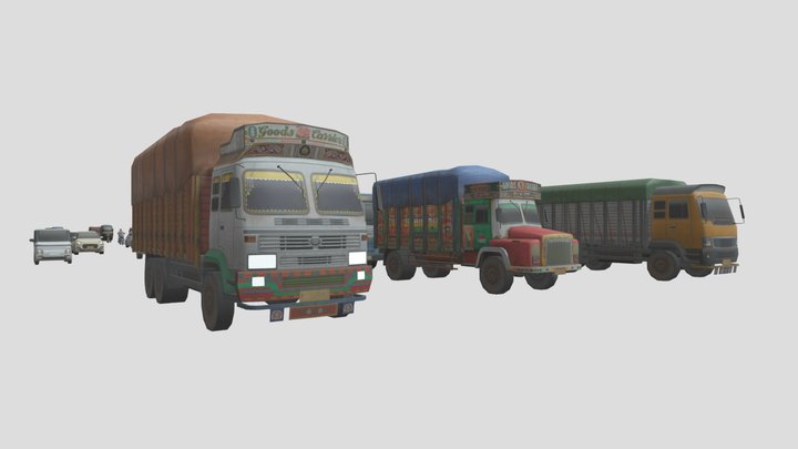 Bus Simulator India - Traffic Cars – Modello 3D gratuito STL