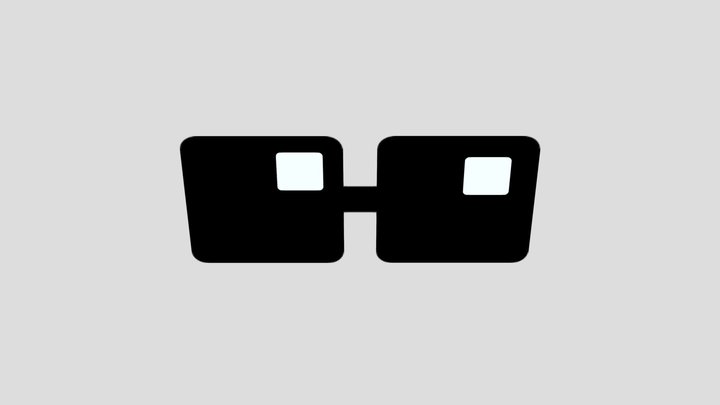Cool Sunglasses 3D Model
