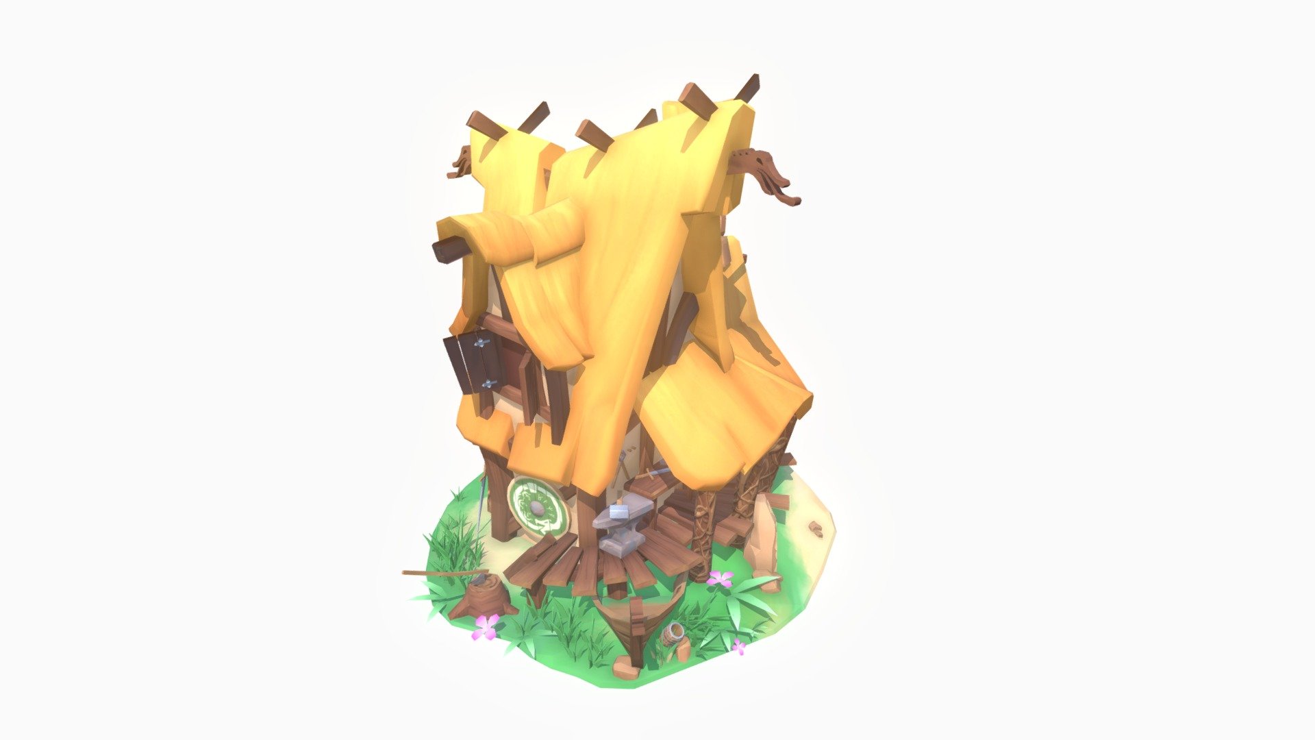 Stylized Viking Blacksmith