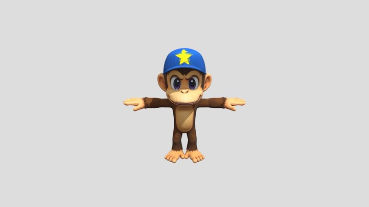 Miko Monkey 3D Model