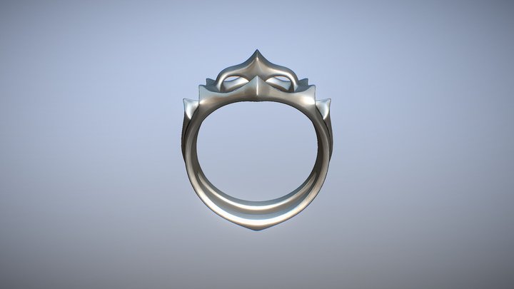 Instant Karma Ring 3D Model