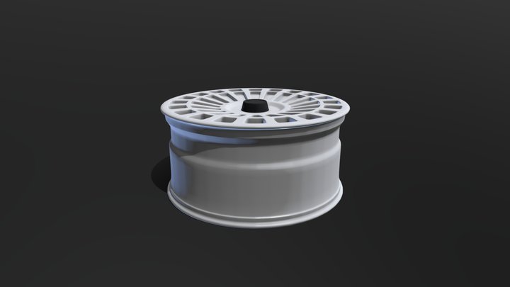 Fifteen52 Inspired rally rim 3D Model