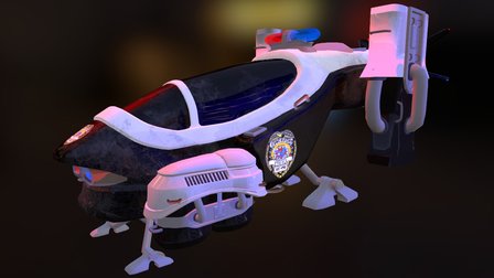 Vtake Police Interceptor A 3D Model