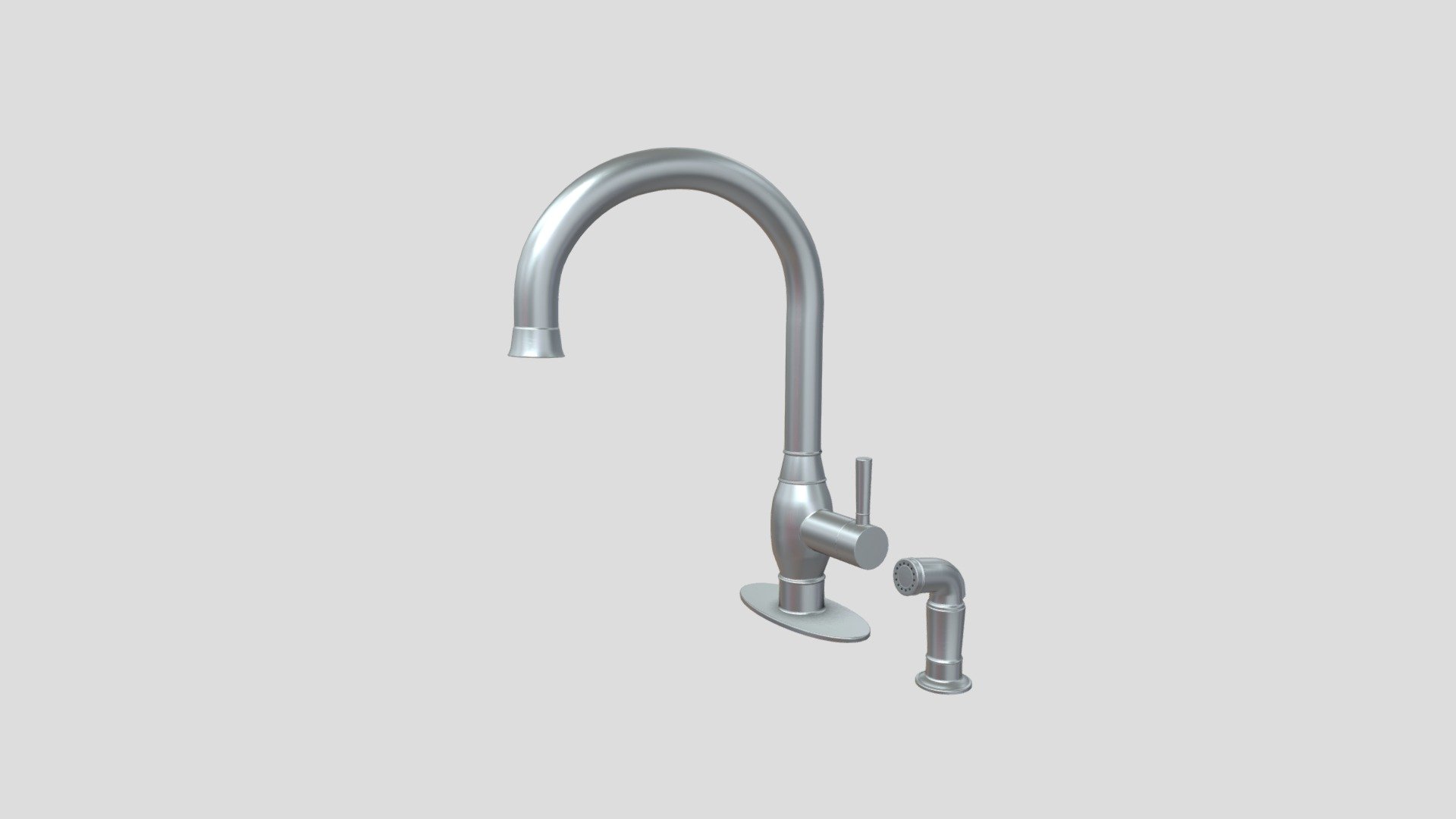Kitchen Faucets Silver