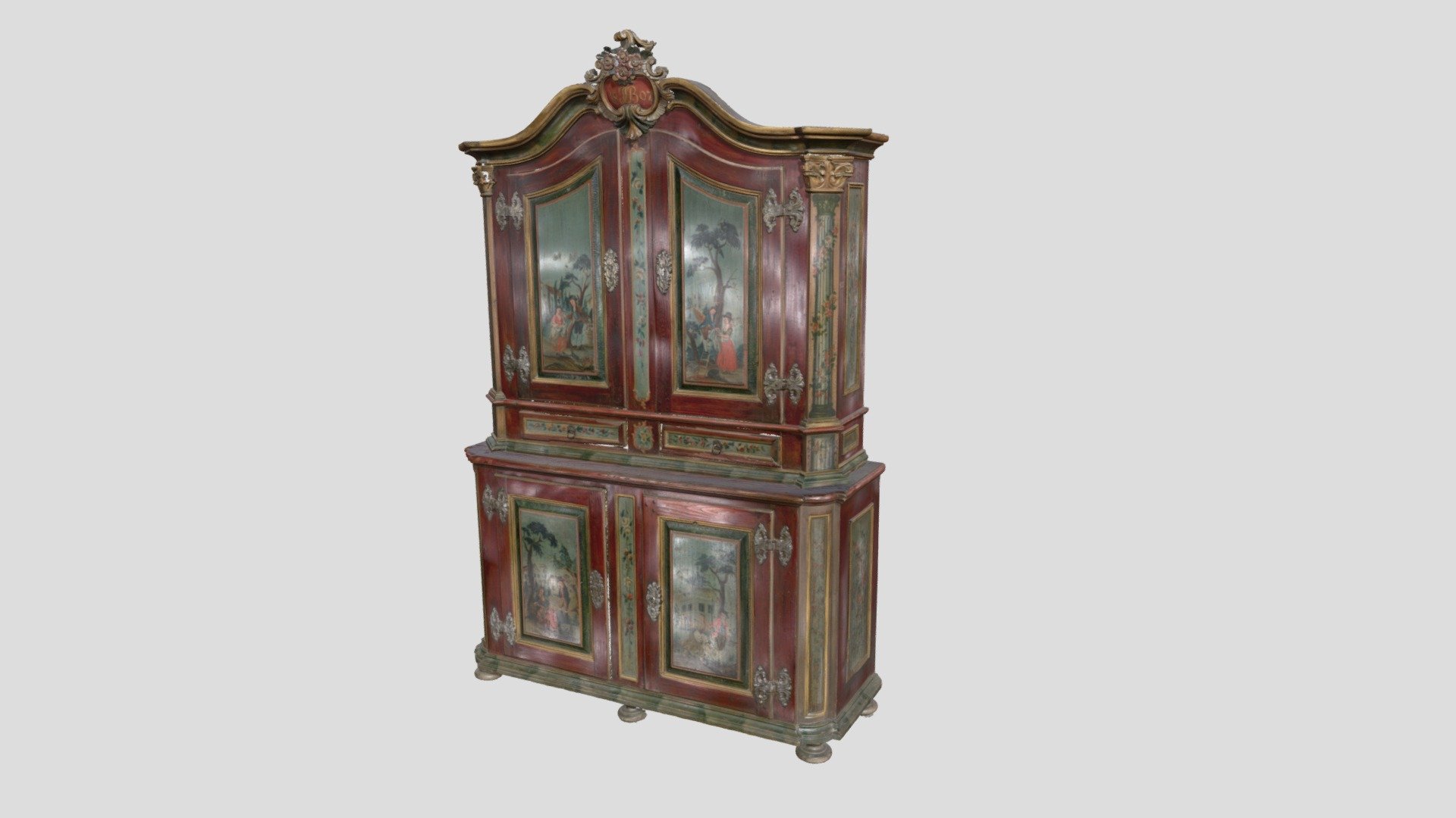 Museum Schrank — Sketchfab embed 3D viewer