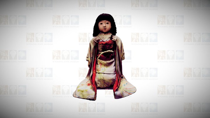 Miss Yamanashi - Japanese Friendship Doll 3D Model