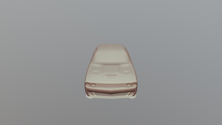 Dodge Challenger SRT Hellcat 3D Model